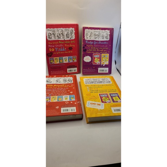 Dork Diaries books Rachel Renee Russell, Lot of 4, Hardcover - Picture 5 of 7